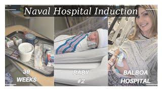 Induction Day at 39 Weeks! Welcoming Our Son at Naval Medical Center San Diego | Military Family