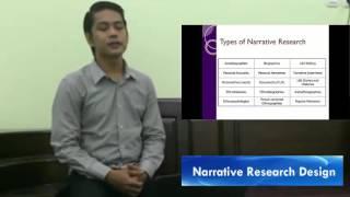 Muhammad Fajri Hamdy I Narrative Research Design
