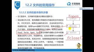 千锋物联网教程：204 文件操作的基本步骤