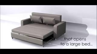 Modern Sensibility AZTEC Convertible Sofa Bed