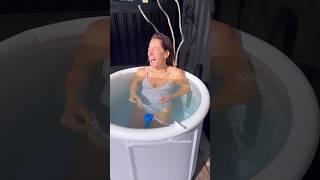 That’s one way to cool off Joelle #couplecomedy #JessicaMcCabe #husbandwifecomedy #marriagehumor