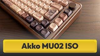 Mejor teclado 75% ISO con caja de madera, Akko MU02