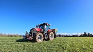 70 TONNE SPREAD IN TWO DAYS. TOP DRESSING THE CROPS