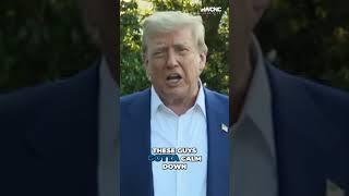 Trump speaks to reporters after Israel-Iran ceasefire plan briefly falters
