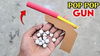 POP POP Cracker Gun making , how to make cardboard gun