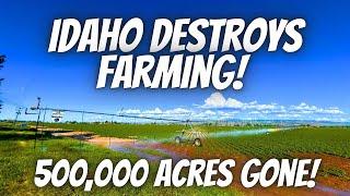 Idaho government destroys farming! Idaho water curtailment