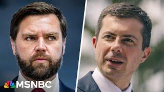 Pete Buttigieg blasts JD Vance’s ‘strange worldview’ and bizarre GOP agenda