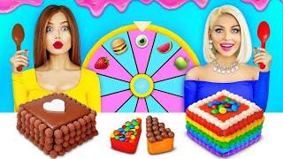 Rainbow VS Chocolate Cake Decorating Challenge | Try to Decorate Honey Jelly by RATATA BRILLIANT