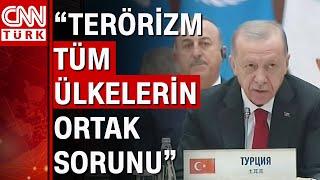 Cumhurbaşkanı Erdoğan'dan Şangay İşbirliği Zirvesi'nde çarpıcı mesajlar