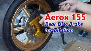 Aerox Rear Disc Brake Conversion Installation