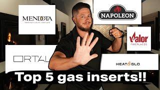 Embers TOP 5 GAS fireplace inserts ( The best performance and best looking heaters! )