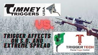 Timney HIT VS. Trigger Tech Diamond (Trigger affects on SD's & ES)