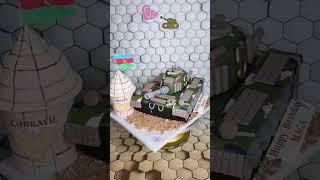 Army tank cake