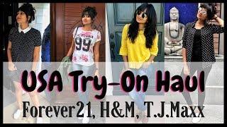 USA Shopping Haul | Forever21, H&M Try-On Haul | Bangalore youtuber | Chillystudio