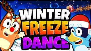 [20 MINS]️Bluey - Freeze Dance️ | The Floor is Lava | Just Dance | Brain break For kids | Danny Go