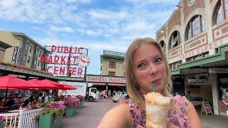 Exploring SEATTLE! Pike Place Gems, Clam Chowder Delights, & Waterfront Views!!