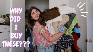 Getting Rid of Half of My Clothes | Closet Clean Out