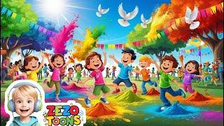 Colors Song for kids | Learn colors for toddlers | Nursery rhyme | Zezo Toons