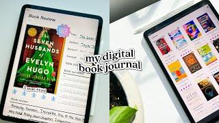 my digital book journal ️ | goodnotes journal, my 2023 reading goals & tbr