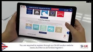 SI UK London Online Fair - Instructions on how to join the fair