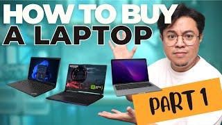 Beginner's COMPLETE GUIDE to BUYING the BEST Laptop 2024 (PART 1)