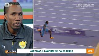 Andy Diaz: un atleta delle fiamme gialle - Unomattina 08/10/2024