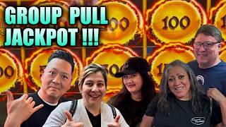 🟡 JACKPOT! GROUP PULL! 🟡 ​⁠Dragon Cash at Casino Pauma after the Slotfans Phoenix Link Debut