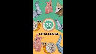 3 Origami In 30 Sec Origami Challenge! #shorts #trendingshorts