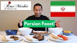 Persian Feast | Trying Persian Food For The First Time At Rose International Market!!!