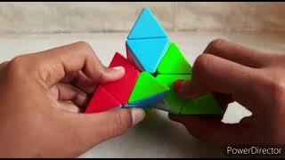 how to solve triangle cube in telugu