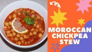 How to make Moroccan Chickpea Stew - African recipe /World Delightful Treats