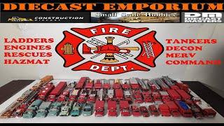 Diecast Scale Model Fire Truck Collection Video 2022