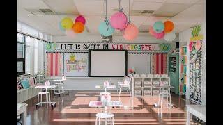 Simply Stylish Tropical Classroom Makeover