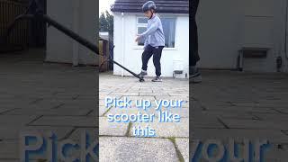 How to start scootering for beginners #easy #stuntscooter #tricks