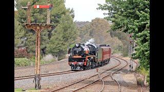 4 MAINLINE STEAM TRAINS in 6 Days - Australian Trains