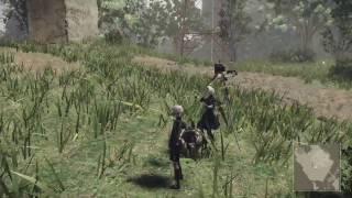 2B Glitched Running Animation