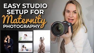 Easy Studio Setup for Maternity Photography