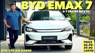 BYD യിൽ നിന്ന് 530 കിമി റേഞ്ചുള്ള 7 സീറ്റർ മൾട്ടി പർപ്പസ് വാഹനം-eMax 7.വില 26.90-29.90 ലക്ഷം രൂപ..