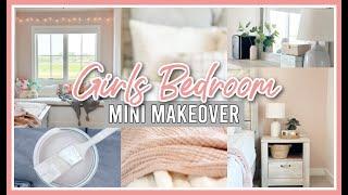 GIRLS BEDROOM MINI MAKEOVER! | TWEEN GIRLS BEDROOM IDEAS