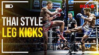 Muay Thai Leg Kick Variations That Will DESTROY Everyone