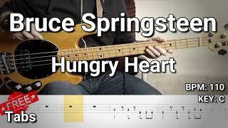 Bruce Springsteen - Hungry Heart (Bass Cover) Tabs