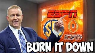 FED UP! How ESPN is RUINING College Football as we KNOW It! | SEC | CFP | B1G | ACC | Big 12