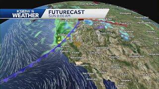 Mostly dry Saturday before weekend rain starts