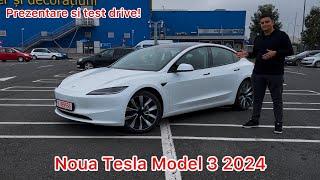 Noua TESLA Model 3 Dual Motor Long Range 2024 - Prezentare si Test Drive