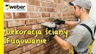 Dekoracja na ścianę. Część 2/2: Fugowanie płytek ze starej cegły lub klinkieru