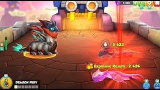 Hatched Red Jaw Dragon-Dragon Mania legends | Level 4 Odin Castle event | DML