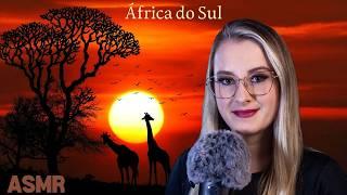 ASMR BINAURAL | CURIOSIDADES ÁFRICA DO SUL | SUSSURROS E CAFUNÉ | FATOS INTERESSANTES | PORTUGUÊS