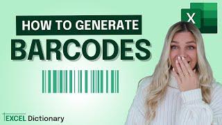 How to Generate Barcodes in Excel (in 2 simple steps)