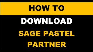 HOW TO DOWNLOAD SAGE PASTEL PARTNER