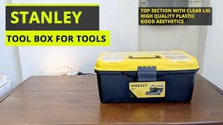 Tool Box for Tools, Power Tools, Electronics Items - Stanley Tool Box